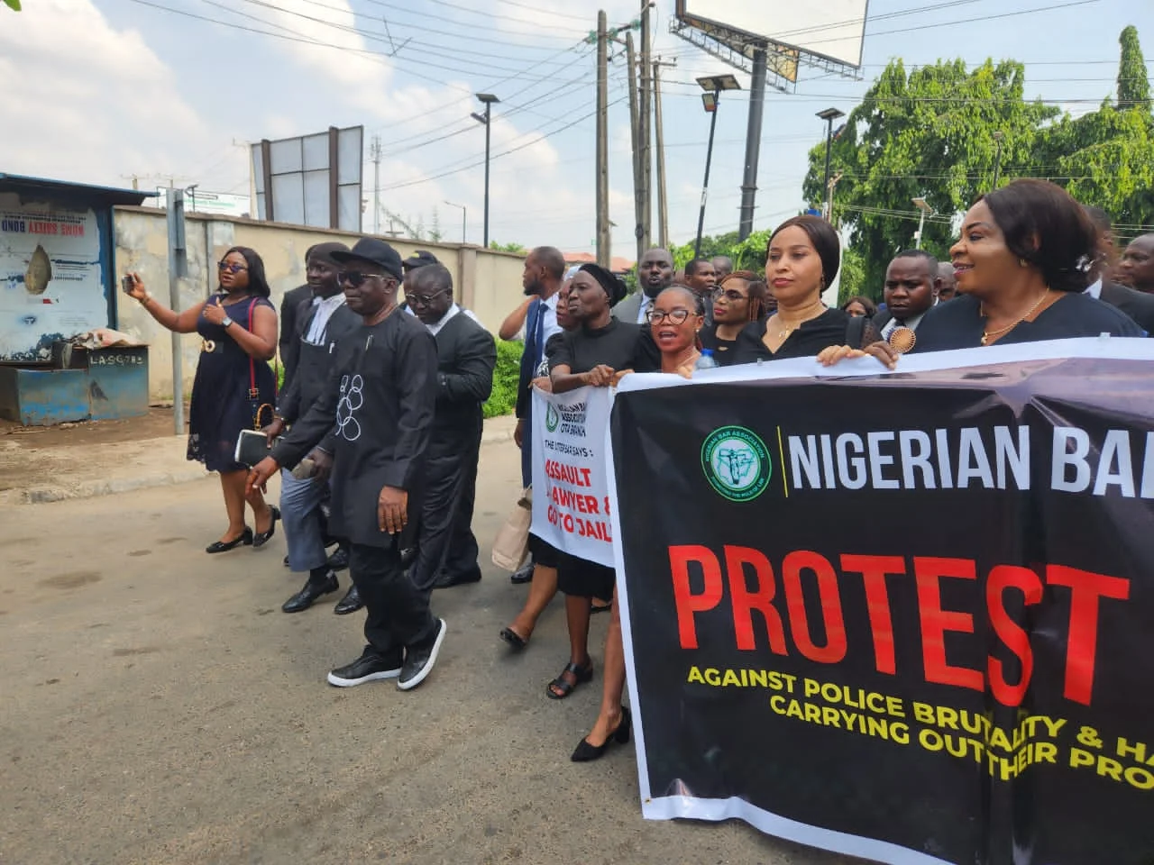 Falana, other lawyers protest