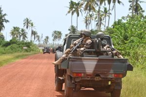 Nigeria Army troops in patrol