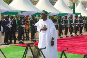 President Bola Tinubu at Armed Forces Remembrance Day