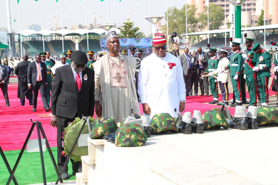 Armed Forces Remembrance Day: Tinubu, Akpabio, others honour fallen heroes (Photos) 6 20240115 134648