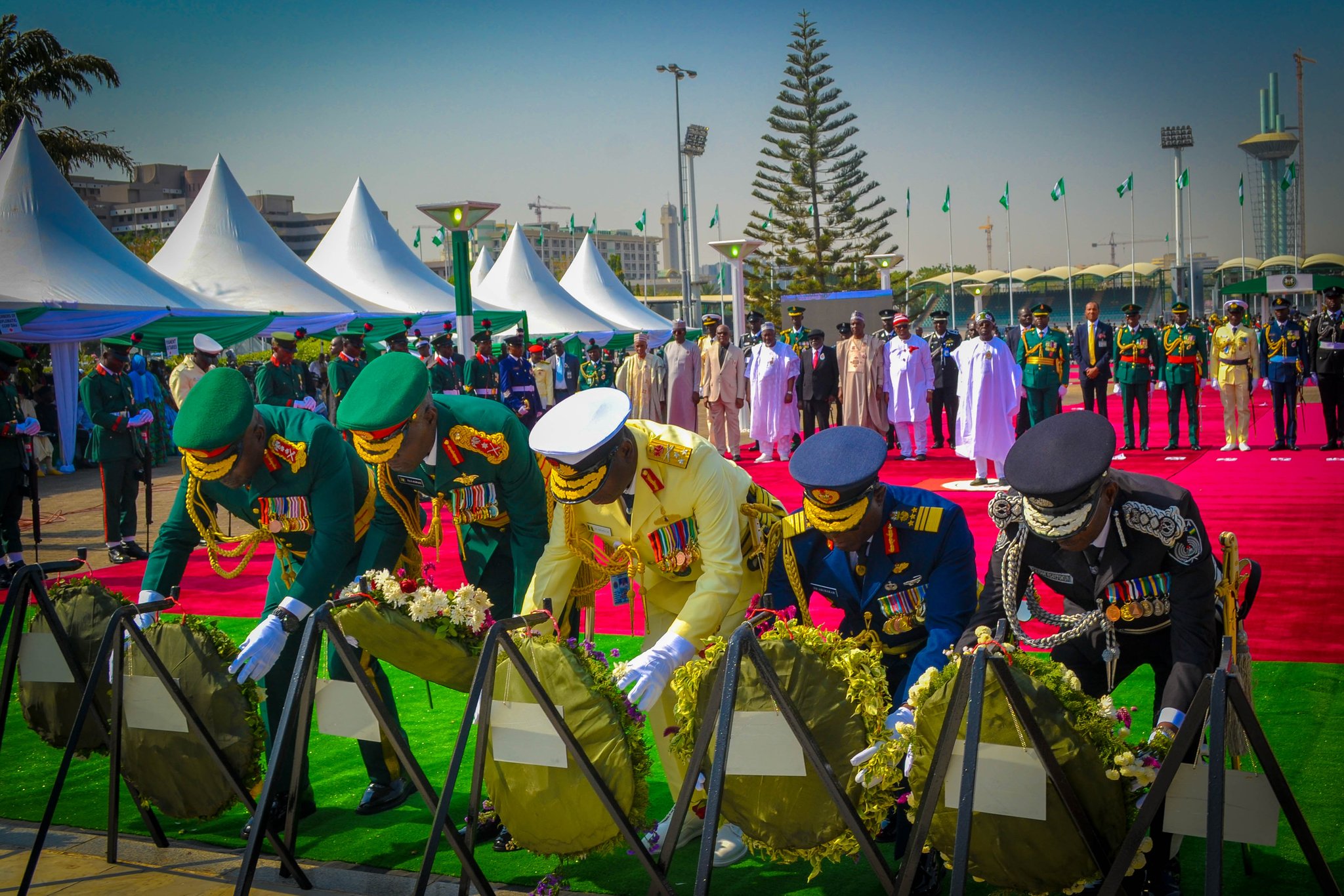 Armed Forces Remembrance Day: Tinubu, Akpabio, others honour fallen heroes (Photos) 5 20240115 134754