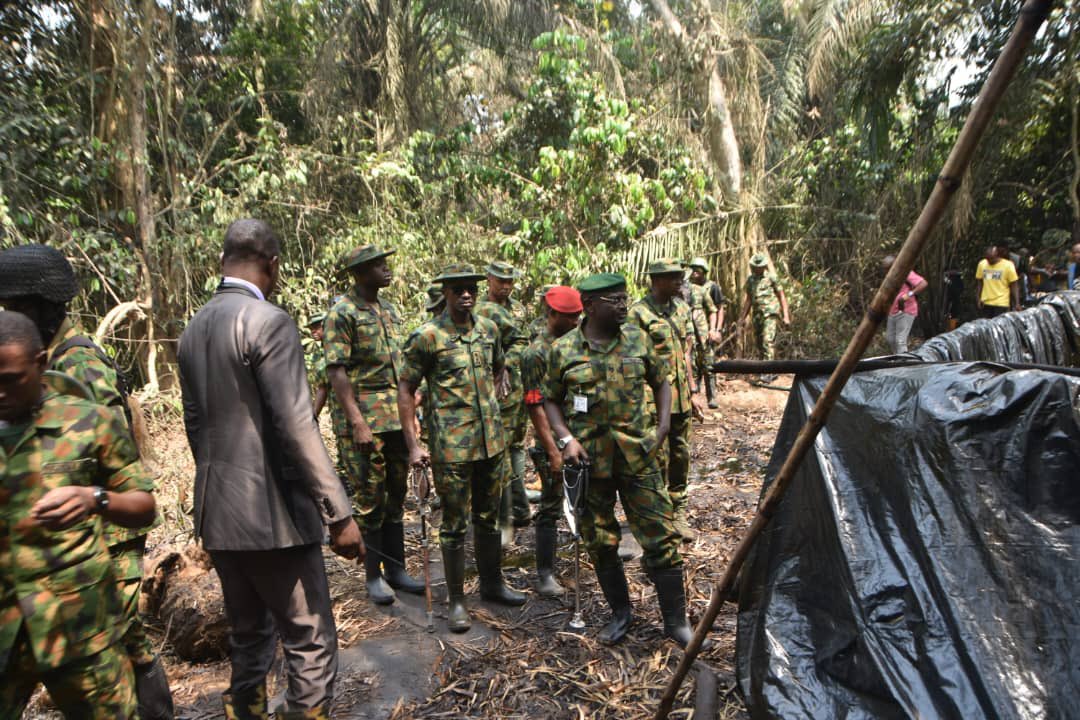 Troops bust illegal oil bunkering site in Rivers State 2 20240119 094048