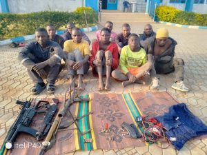 Arrested suspects