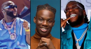Davido, Rema and Burna Boy