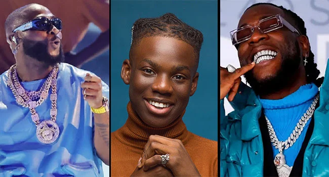 Davido, Rema and Burna Boy