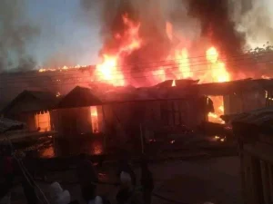 Fire destroys GSM Village market in Damaturu, Yobe State