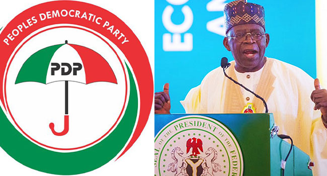 President Bola Tinubu PDP