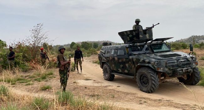 Military troops