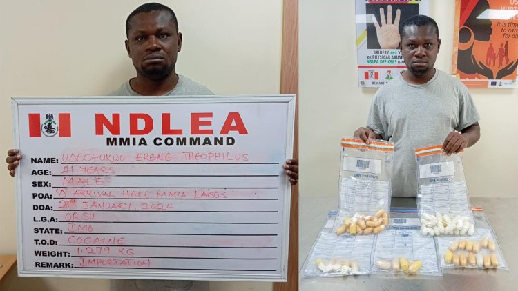 Drug suspect arrested by NDLEA operatives