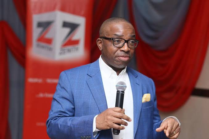 Zenith Bank Group Managing Director, Mr Ebenezer Onyeagwu