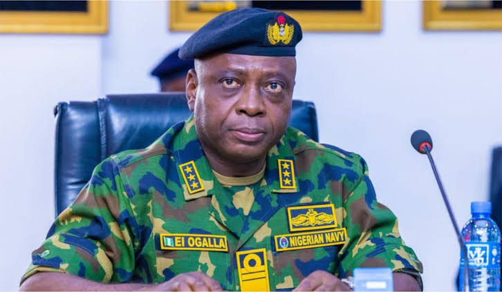 Chief of the Naval Staff (CNS), Vice Adm. Emmanuel Ogalla