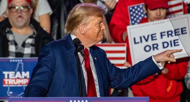Former U.S President, Donald Trump