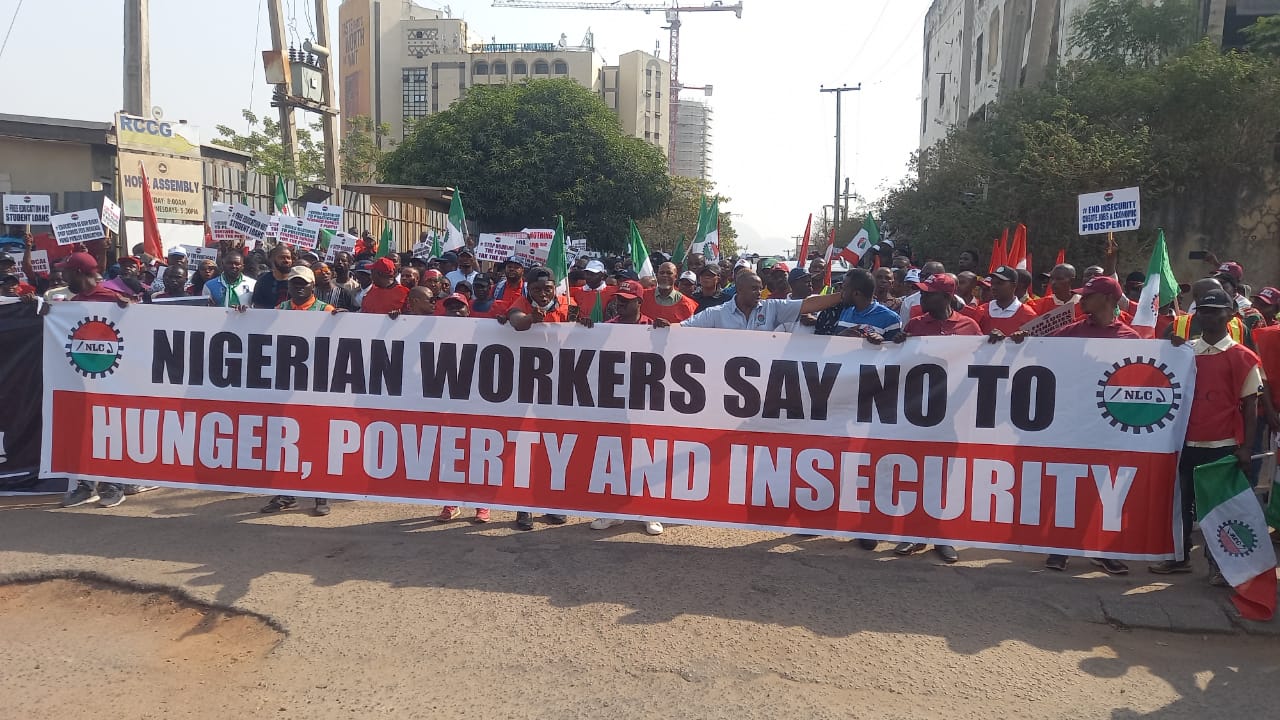 NLC protesters
