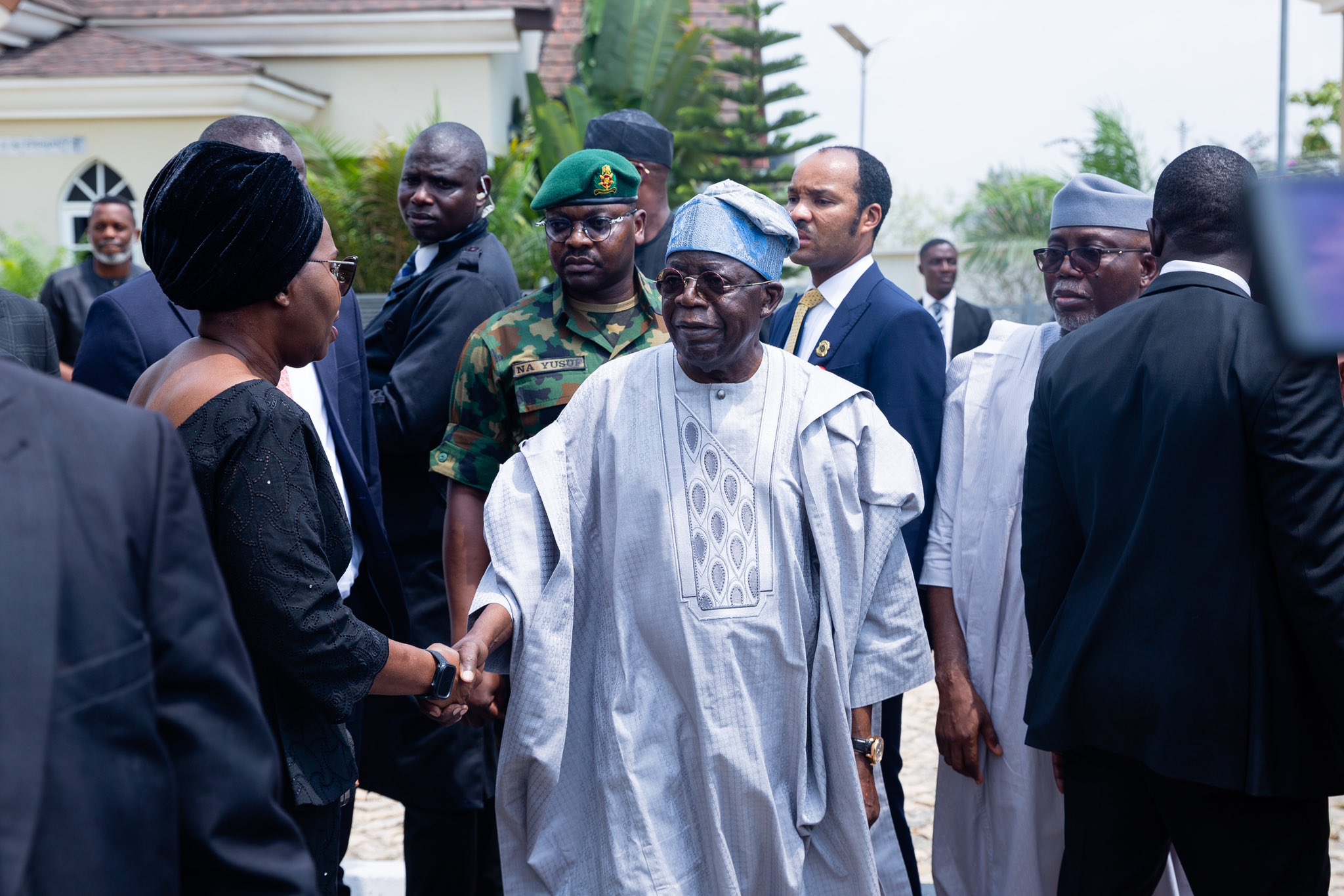Tinubu visits late Akeredolu's family, says he was "fearless, courageous man" 2 20240228 170258