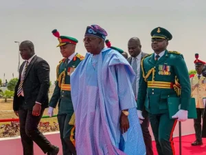 President Bola Tinubu at NDA’s Diamond Jubilee in Kaduna