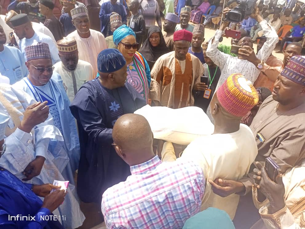 Palliatives: Ndume distributes 30,436 bags of rice, maize to 9 LGAs in Borno 2 IMG 20240220 WA0022