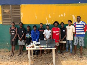 The paraded Internet fraudsters