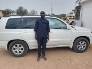 The arrested suspect