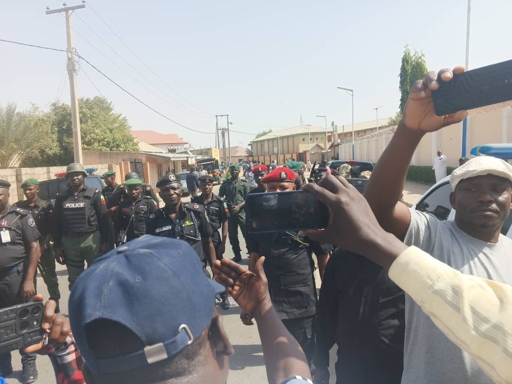 Police truncate NLC protest in Borno State 4 IMG 20240227 WA0078