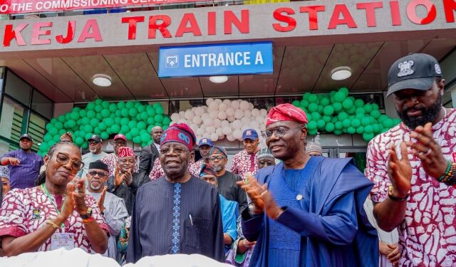 President Bola Ahmed Tinubu on Thursday officially inaugurated the much-awaited Red Rail Line