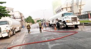 Petrol spill