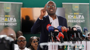 Senegalese presidential candidate Khalifa Sall