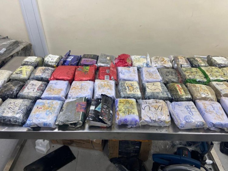 Illicit drugs intercepted by NDLEA operatives in Lagos