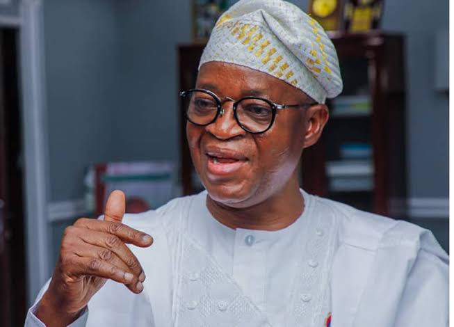 Minister of Marine and Blue Economy, Mr Adegboyega Oyetola