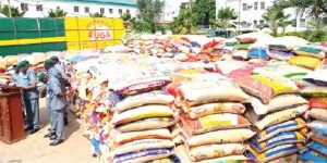 Nigeria Customs distributes rice