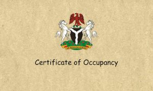 Certificate of Occupancy