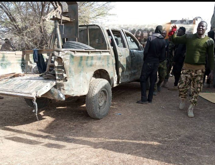 Troops overrun Boko Haram/ISWAP stronghold in Lake Chad, recover MRAP, gun truck, cache of ammunition 2 20240301 105620