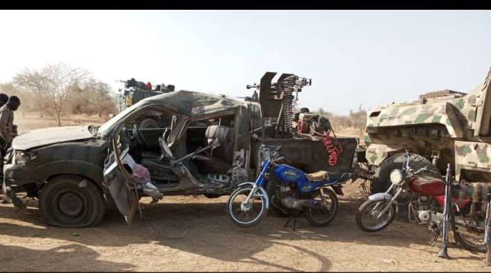 Nigeria Army intercept Boko Haram gun truck