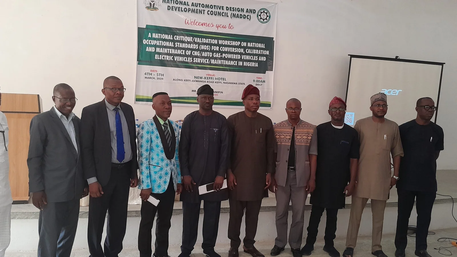 Stakeholders during the Critique/Validation Workshop for the recently developed National Occupational Standard (NOS) in Keffi on Monday.