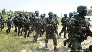 Army troops