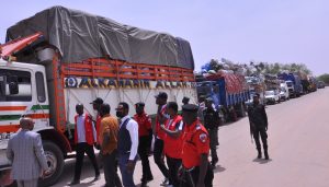 The trucks were intercepted by the EFCC amidst food insecurity in Nigeria