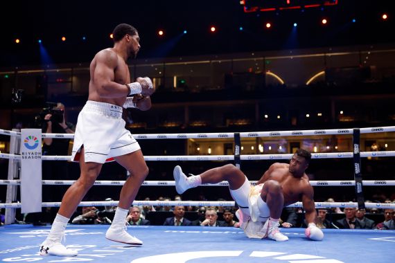 Joshua demolishes Ngannou with second round knockout 3 20240309 085409