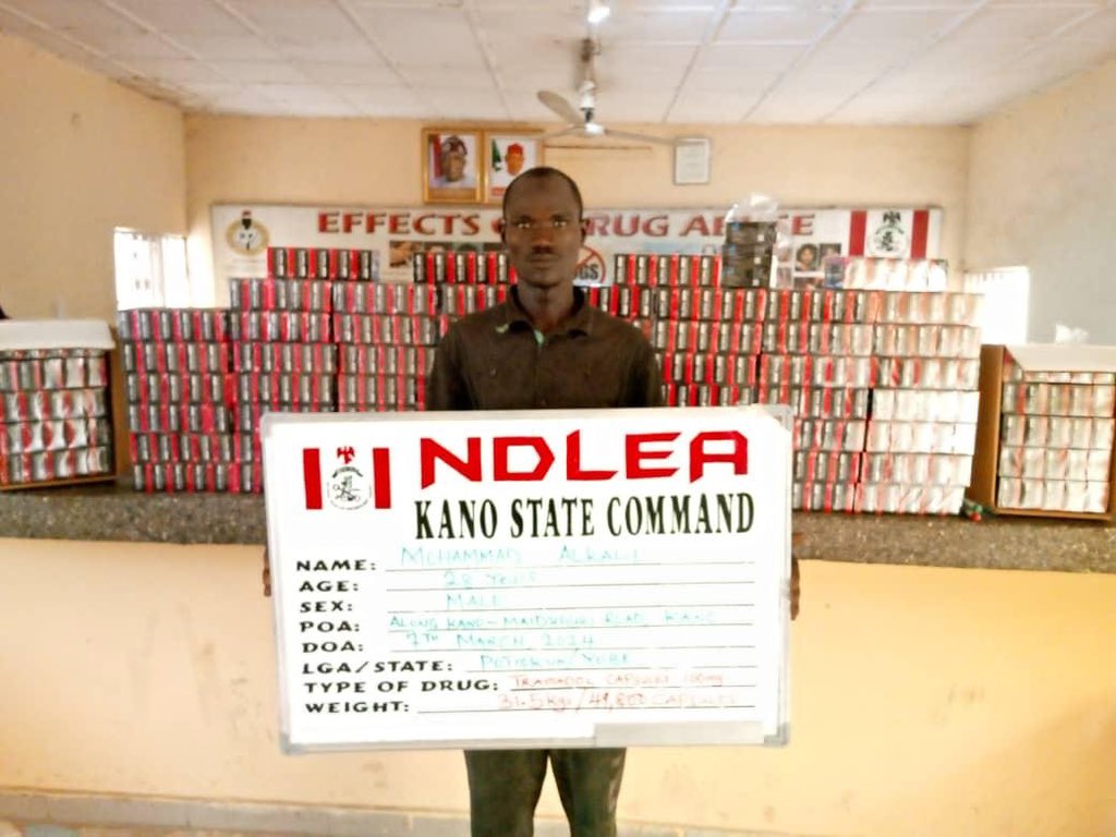 NDLEA uncovers illicit drug consignment in commercial bus engine, arrests 2 grandpas 3 A drug suspect arrested by NDLEA