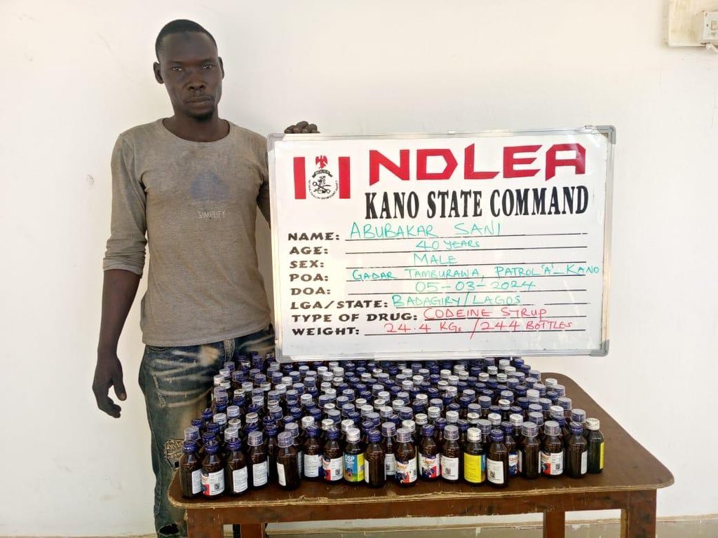 NDLEA uncovers illicit drug consignment in commercial bus engine, arrests 2 grandpas 2 A drug suspect arrested by NDLEA