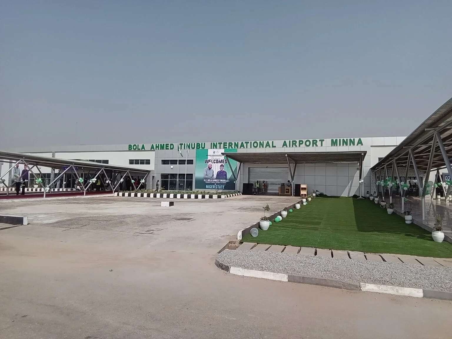 Minna International Airport was renamed as Bola Ahmed Tinubu International Airport, Minna by Gov. Umar Bago of Niger on Friday.