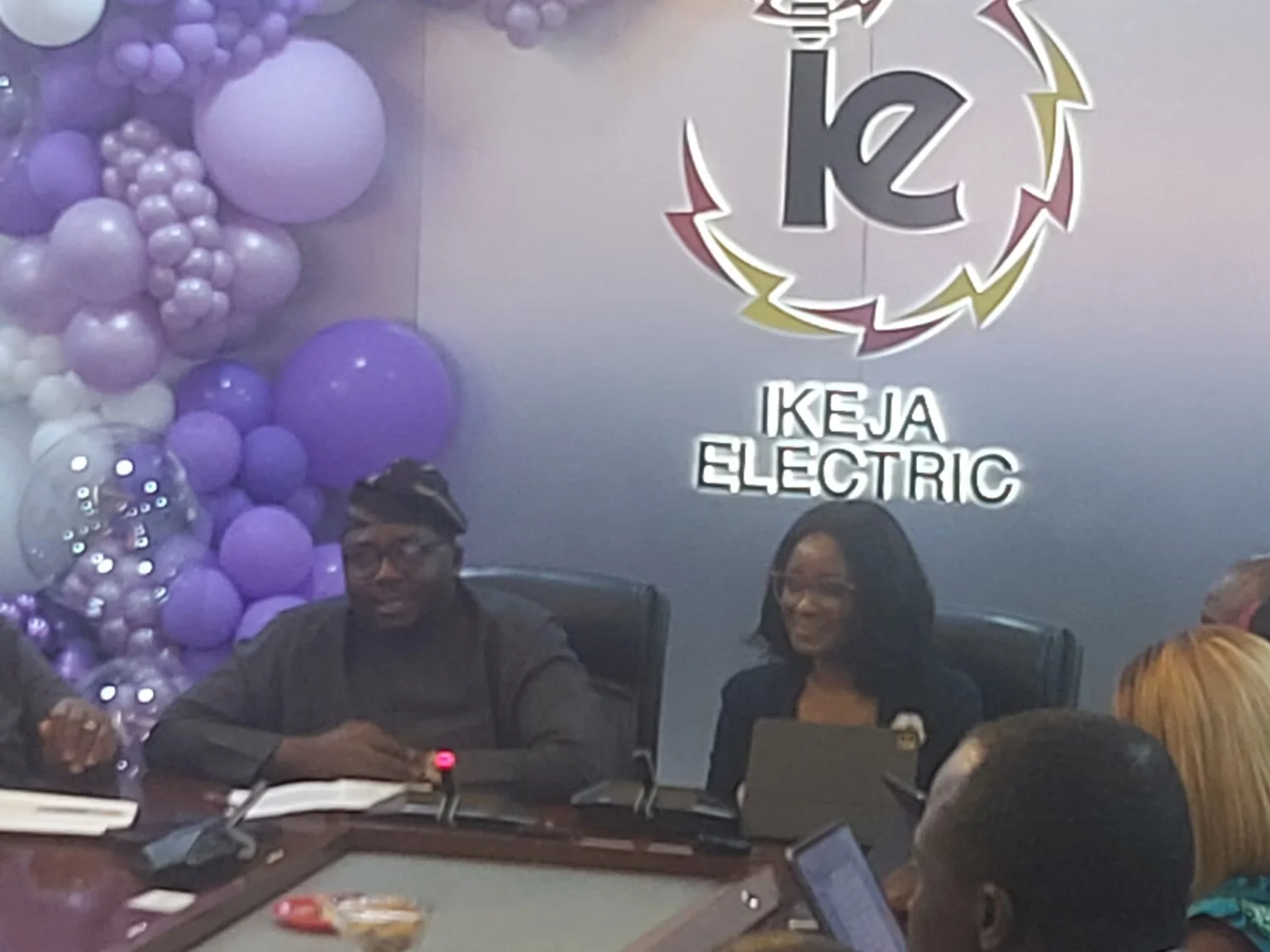 MInister of Power, Adebayo Adelabu, speaking during a working visit to some ongoing projects in Maryland and Alausa substations on Thursday in Lagos.