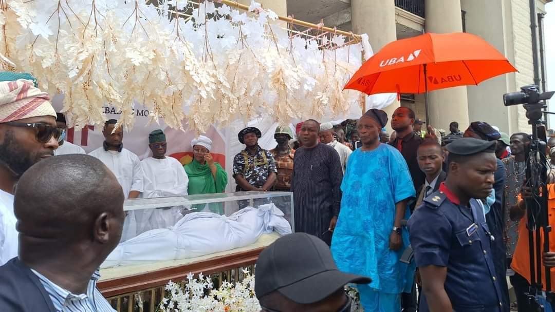 Funeral rite of the late late Olubadan of Ibadanland, Oba Lekan Balogun
