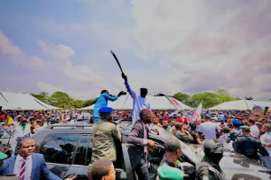 Aiyedatiwa at the venue to declare his intention to run