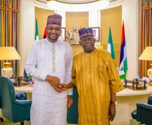 Senator Lawal Adamu-Usman and President Bola Tinubu