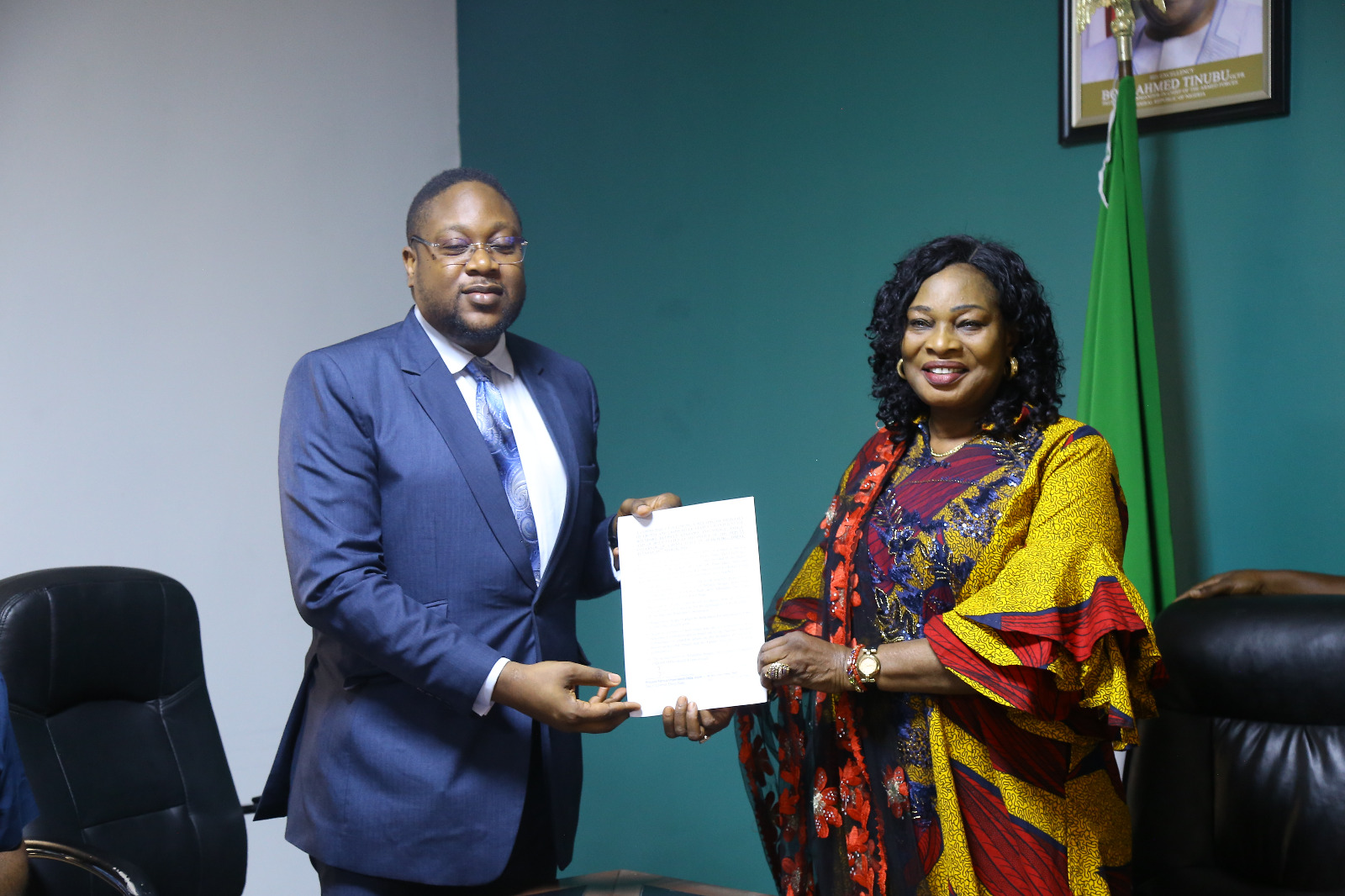 Deputy Governor of Ebonyi State, Patricia Obila, and the Commissioner for Justice and Attorney-General of Cross River State, Ededem Ani, Esq