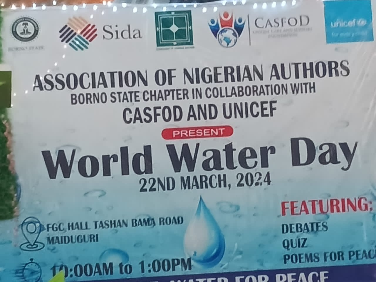 Only 4 per cent of the population use safely managed water in Borno – UNICEF 2 IMG 20240322 WA0005