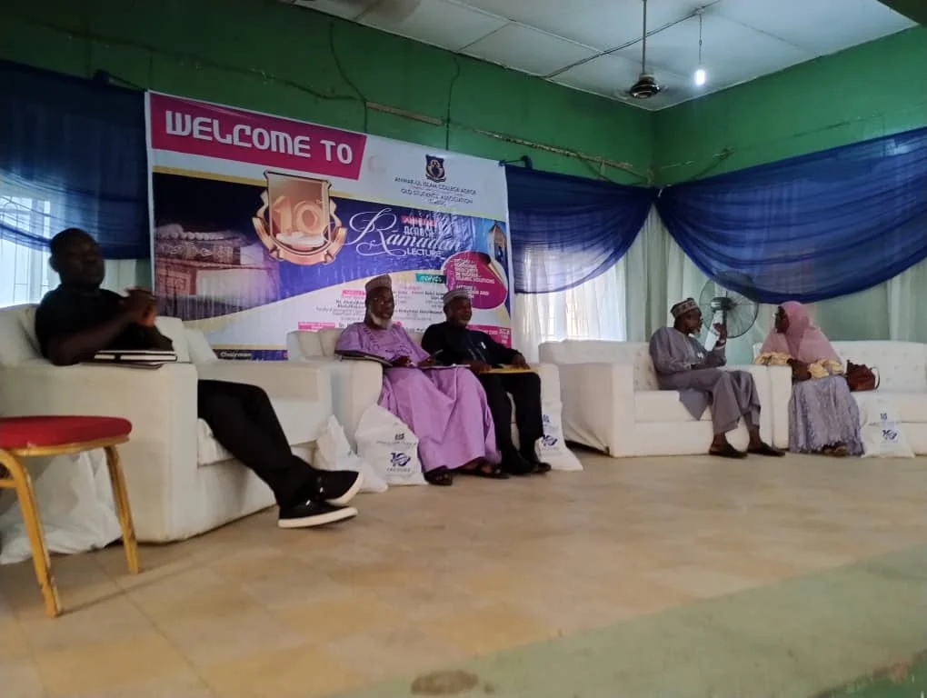 10th Ramadan Lecture of Anwarul-Islam College, Agege Old Students Association (ACAOSA) on Saturday in Lagos.