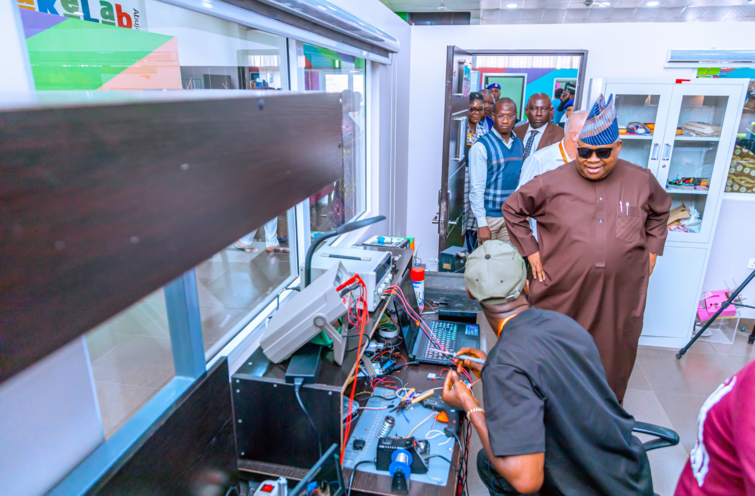 Governor Adeleke set to revive Osun Technical Colleges, visit Innovation Hub, Abuja 3 Osun State Governor, Ademola Adeleke and the General Manager of the Innovation Hub, Mr Meir Dagan, during a courtesy visit to the Innovative Hub in Abuja.