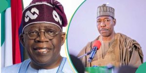 President Bola Tinubu and Borno State Governor, Babagana Zulum