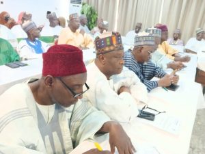 A cross section of traditional rulers during the workshop organized by Allamin Foundation in Maiduguri