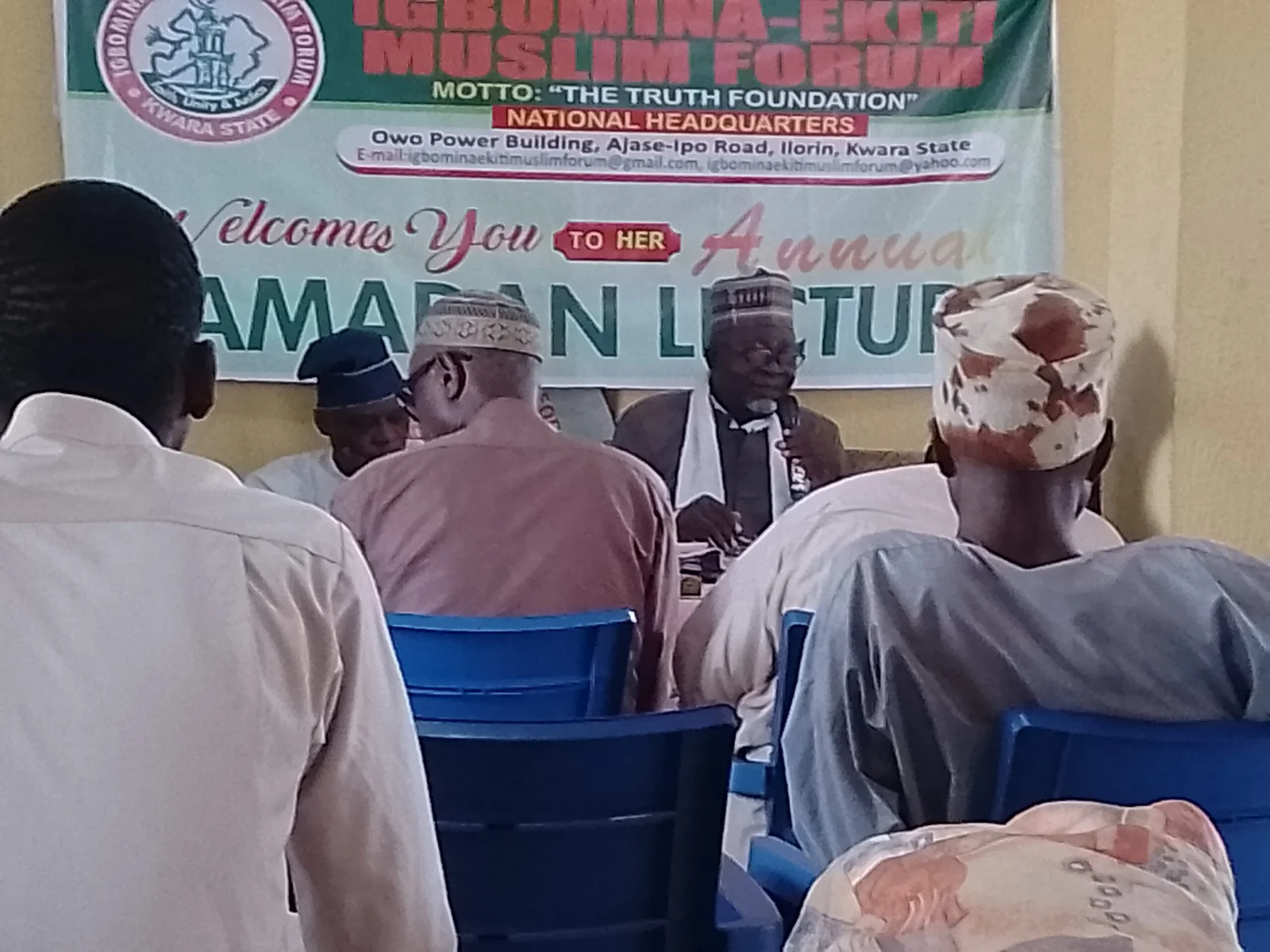 The Igbomina-Ekiti Muslims Annual Ramadan Lecture in Ilorin.